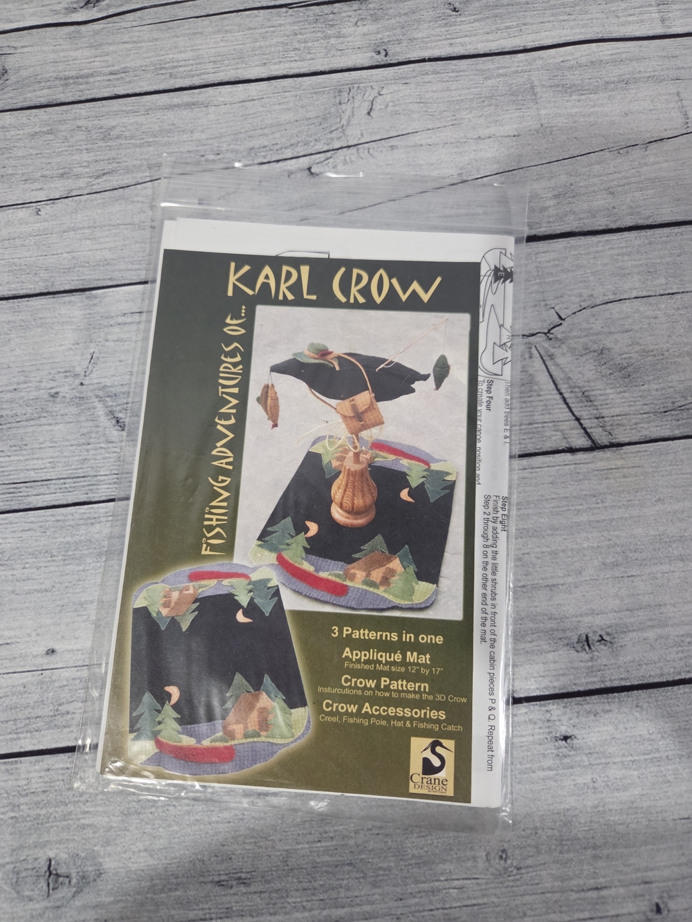 Crane Design Sewing Pattern Karl Crow